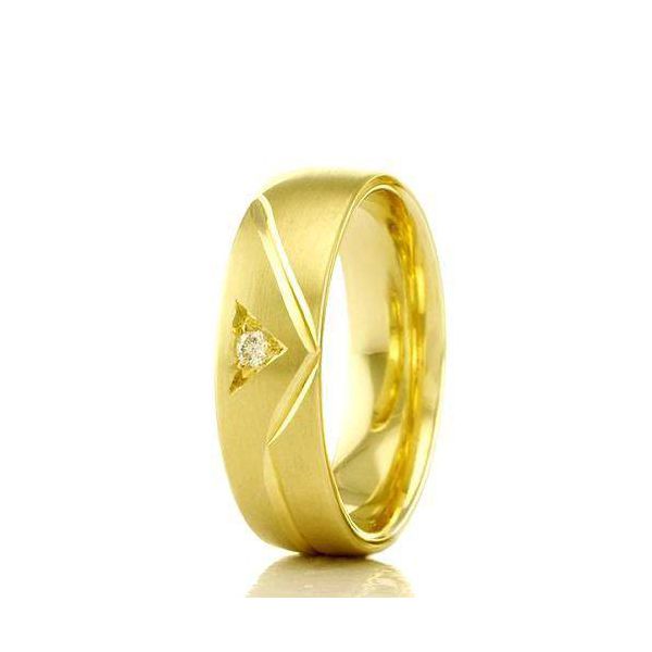 Par de Alianças de Casamento em Ouro 18K Trabalhada