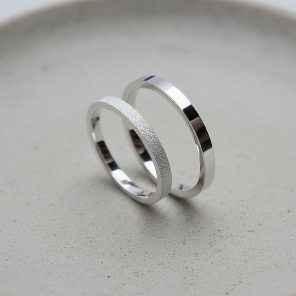 Par de Alianças Centaurus Prata Namoro 3 mm