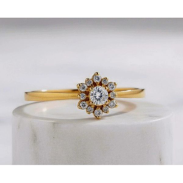 Anel Solitário Betelgeuse Ouro 14K