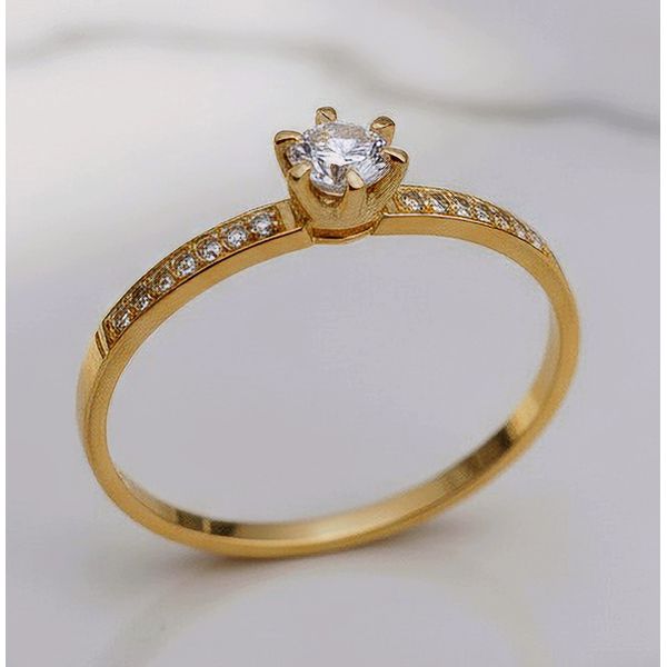 Anel Achernar Ouro 18K Casamento