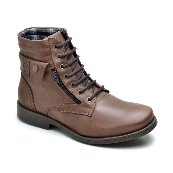 Bota Casual Couro Masculina GH CAL ADOS