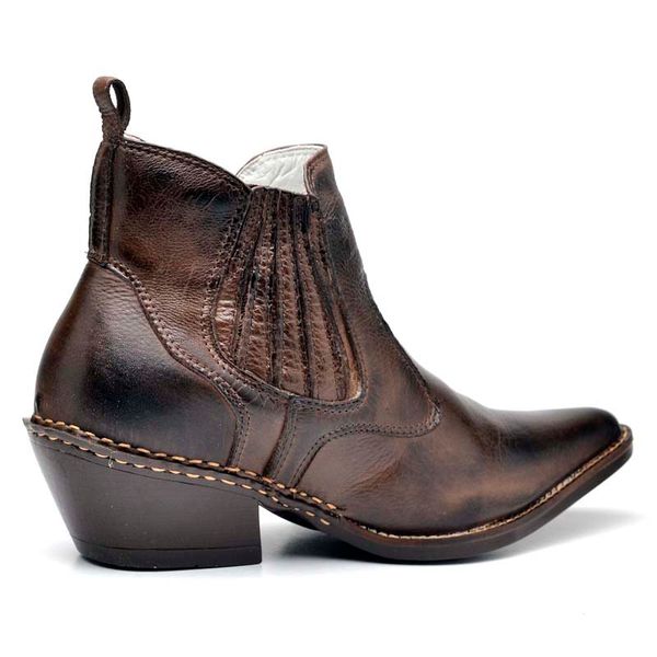 Bota top franca shoes country bico fino feminina clearance