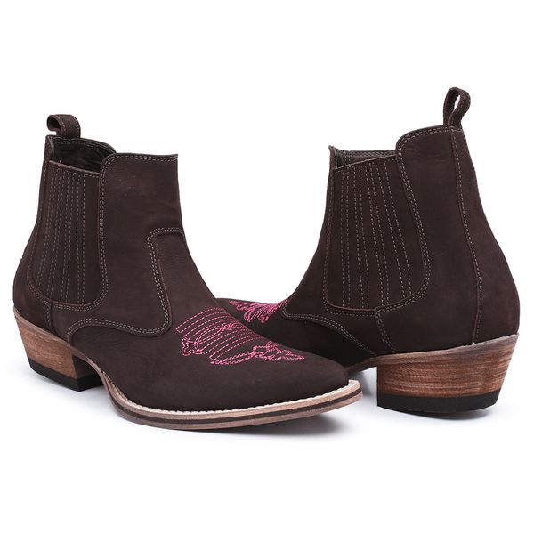 Botas femininas cheap texana cano curto