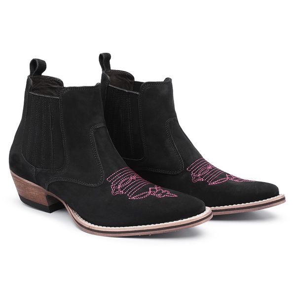 Bota Country Texana Bico Fino Cano Curto GH CAL ADOS