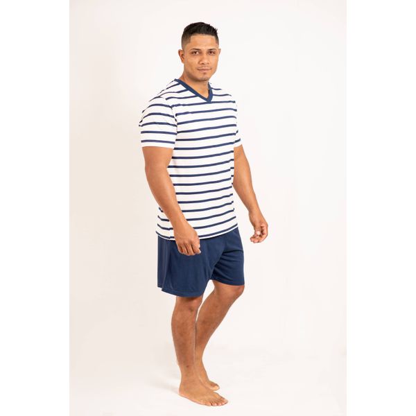 Pijama Masculino 7772.438 Azul Marinho em Viscolycra