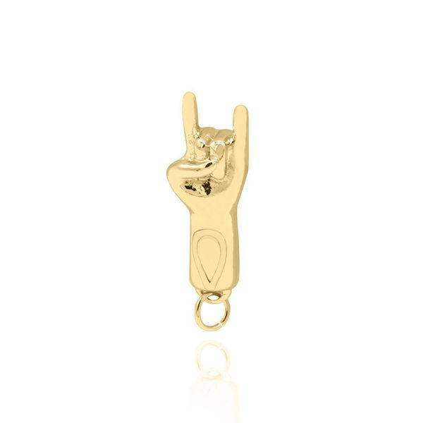 Pingente Rock Banhado Ouro 18K