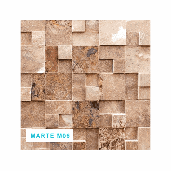 Mosaico Pedra Natural Marte M06 30x30 Mesclado