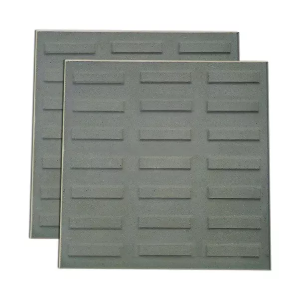 Piso Rampa Filete Cinza 30,7x30,7cm Caixa com 0,47 m²