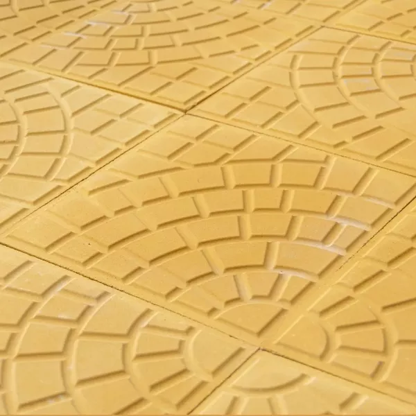 Piso Ladrilho Hidráulico Firenze Amarelo 30,7x30,7cm Caixa com 0,47 m² 