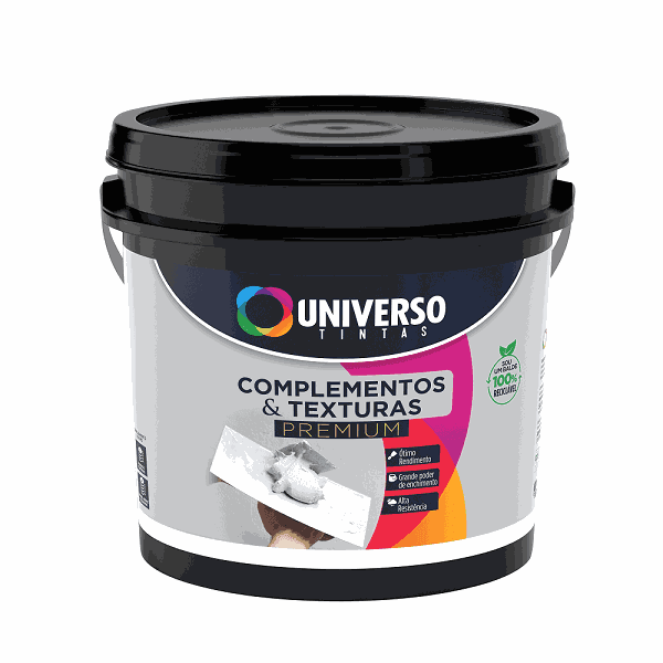Textura Fina Rolada Branca Universo 25kg