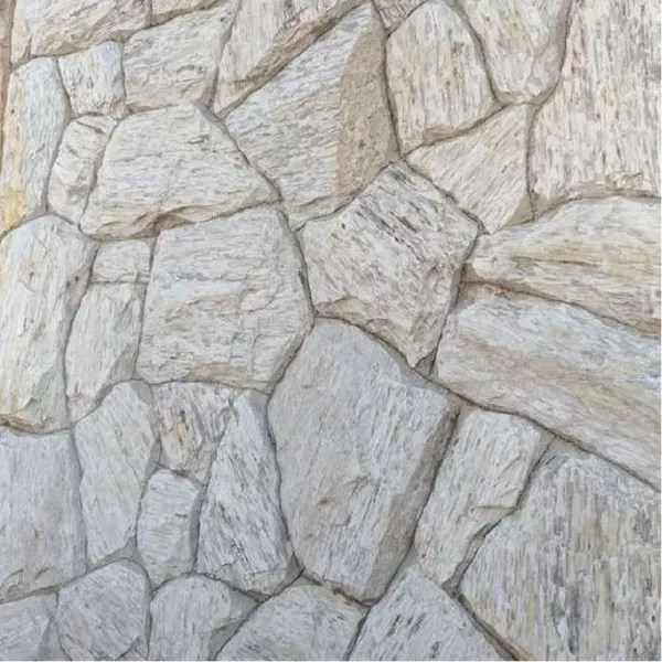 Pedra Madeira Bruta Branca