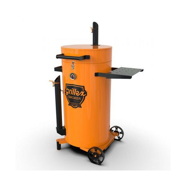 CHURRASQUEIRA DEFUMAÇÃO PIT SMOKER GRILLEX - LARANJA / PRETA