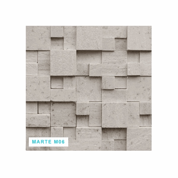 Mosaico Pedra Natural Marte M06 30X30 Branco