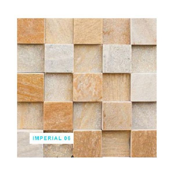 Mosaico Pedra Natural Imperial 06 30x30 Mesclado