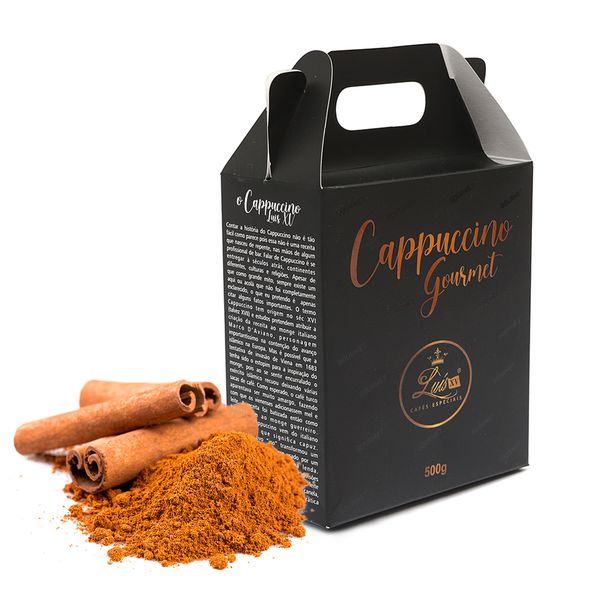 Cappuccino Gourmet 500g Tradicional Com Canela Luis Xv 