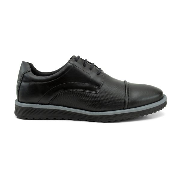 Sapato Casual Masculino Oxford Black Derby De Alta Qualidade