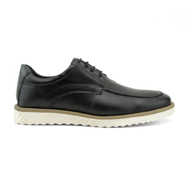 Sapato Masculino Preto Casual Oxford Social Elegante Esporte Dia a Dia