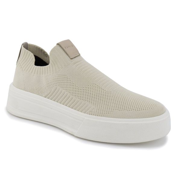 Tênis Masculino Palha Knit Sem Cadarço Casual Leve Confortável