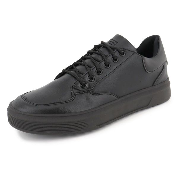 Tenis Sneaker Masculino Black Casual Sola Alta Leve
