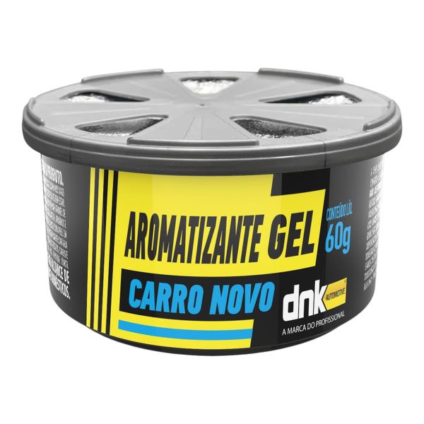 Aromatizante Gel Odorizador de Veículos e Ambientes DNK 60G - Carro Novo