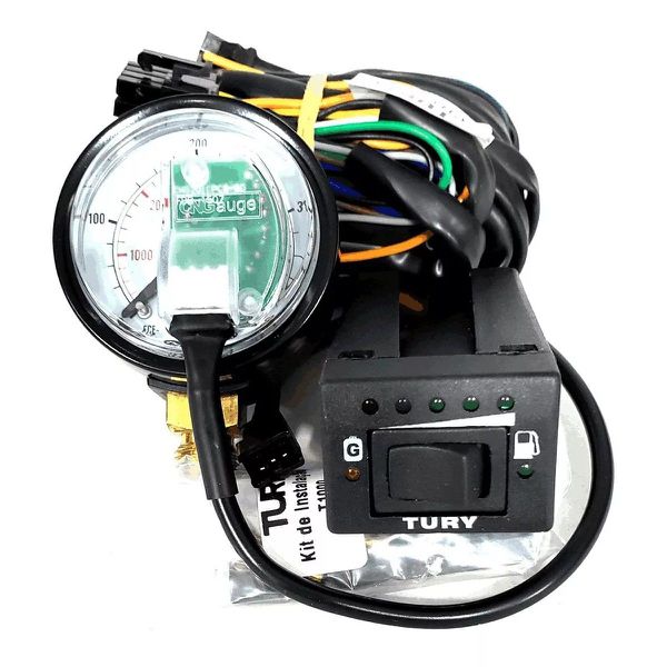 Conjunto Elétrico Passeio TURY T1000A kit 3ª geração GNV