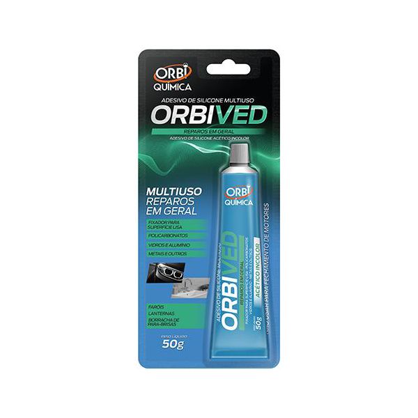 Adesivo de Silicone Incolor para Faróis e Lanternas 50g