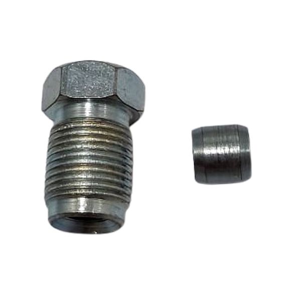01 Anilha e 01 Niple para tubo de alta GNV