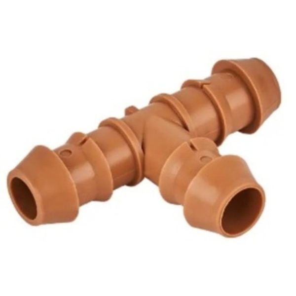 Conector T (Ø 17mm) - Ranhurado