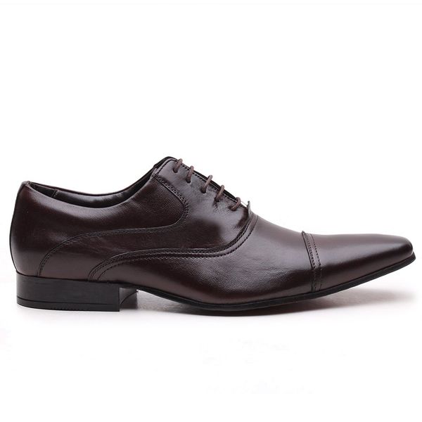 Sapato social discount solado em couro