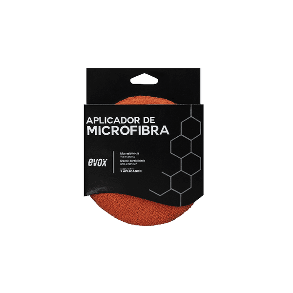 Aplicador Microfibra Automotivo EVOX Polimento Manual