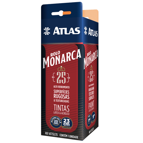 ATLAS ROLO DE MICROFIBRA MONARCA - AT 732/25