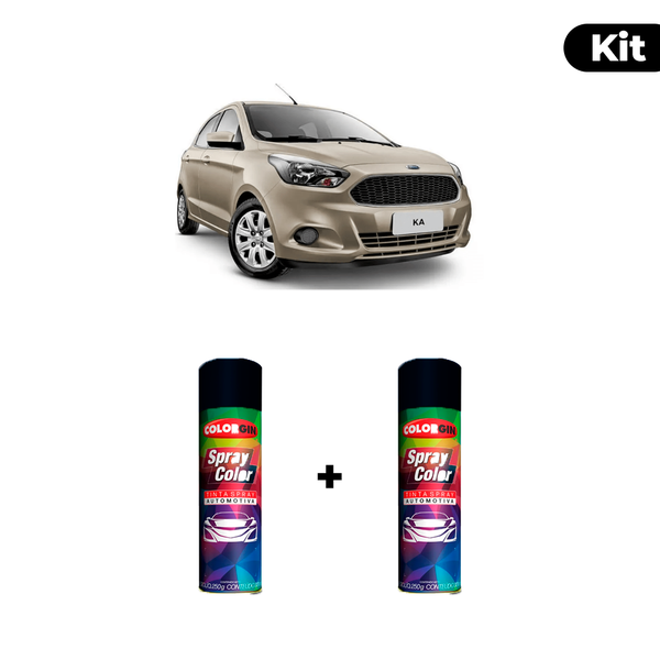 KIT SPRAY AUTOMOTIVO - PRATA RIVIERA 2005 POL + VERNIZ RAPIDO 300ML