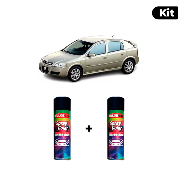 KIT SPRAY AUTOMOTIVO - BEGE ARTIO 2009 POL + VERNIZ RAPIDO 300ML