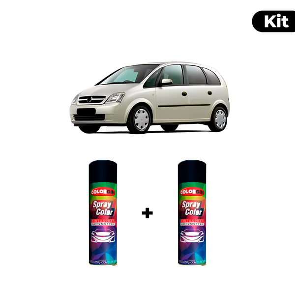 KIT SPRAY AUTOMOTIVO - BEGE HAZEL 2007 POL + VERNIZ RAPIDO 300ML