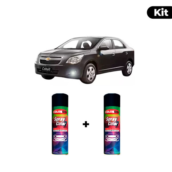 KIT SPRAY AUTOMOTIVO - CARBON FLASH PER 2011 POL + VERNIZ RAPIDO 300ML