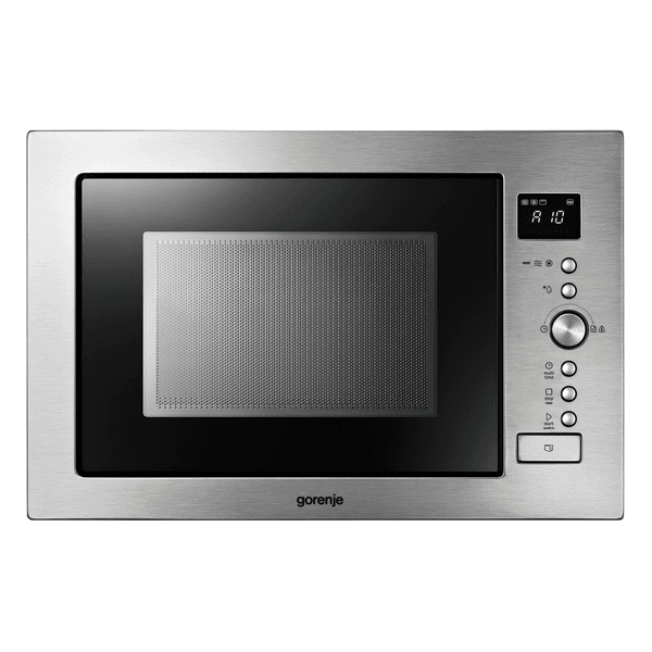 Forno Micro-ondas Combinado Embutir GORENJE para uso doméstico - Elétrico, Smart Display LED, acabamento inox e vidro 2202