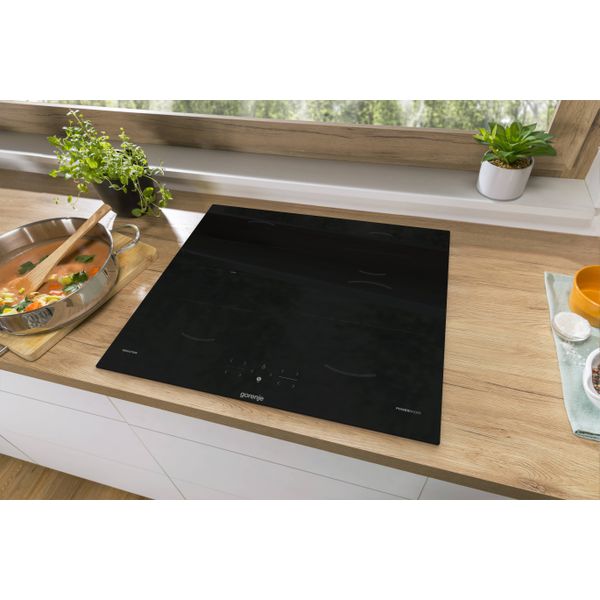 Cooktop Indução Embutir GORENJE 04b - BridgeZone, Preto, 60cm, 220v