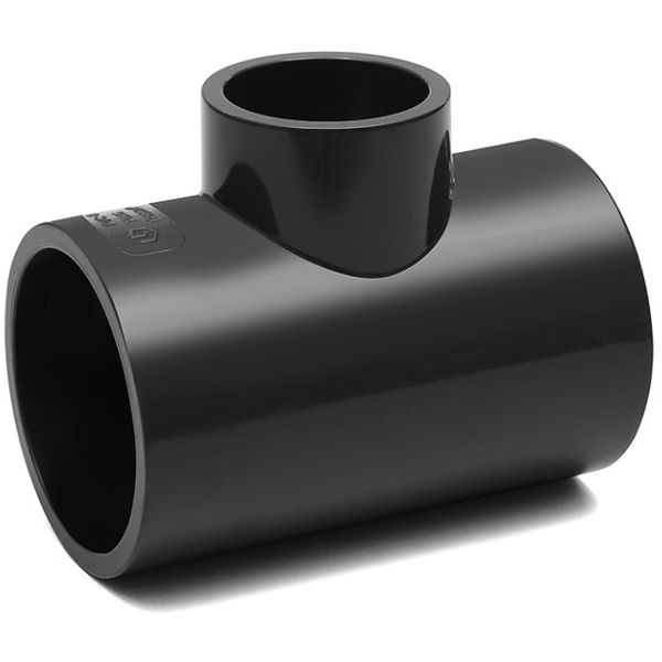 TÊ de Redução soldável (PVC-U) - (75mm x 50mm x 75mm)