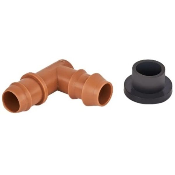 Conector Joelho inicial Ø17mm com chula 