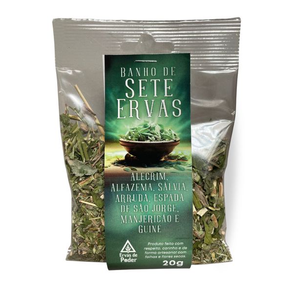 Banho de Ervas - Sete Ervas 