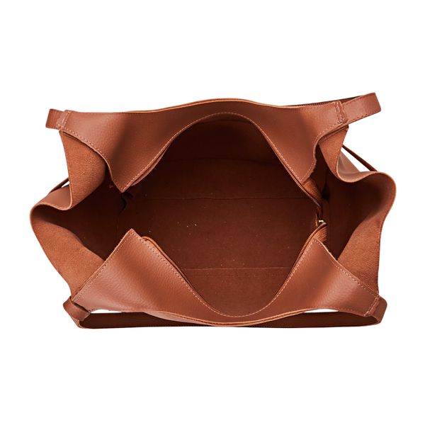 Bolsa Sacola Helena Grande Super Espaçosa Caramelo