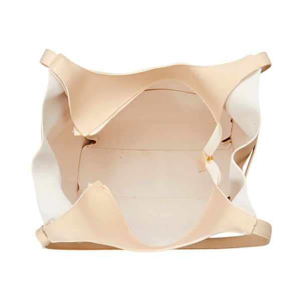 Bolsa Sacola Helena Grande Super Espaçosa Marfim 
