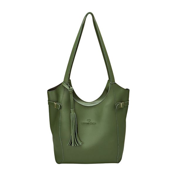 Bolsa Sacola Helena Grande Super Espaçosa Verde Musgo