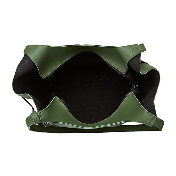 Bolsa Sacola Helena Grande Super Espaçosa Verde Musgo