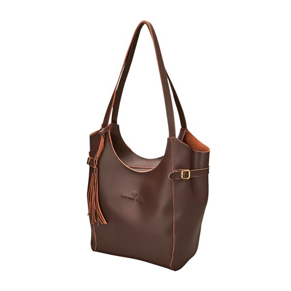 Bolsa Sacola Helena Grande Super Espaçosa café