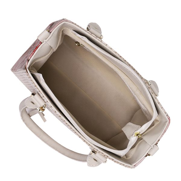 Bolsa Luxo Feminina Palha Baú Alça de Mão e Transversal Florida - Gouveia Costa