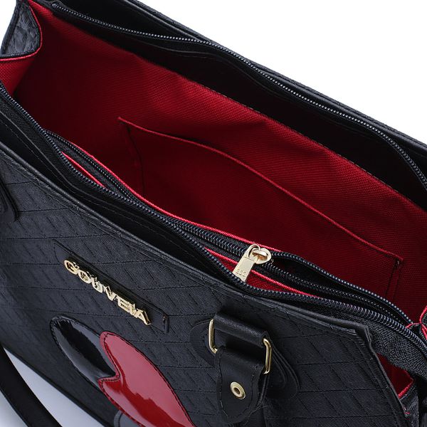 Bolsa Feminina Estilo Pasta de Ombro Social Minnie Preta - Gouveia Costa 