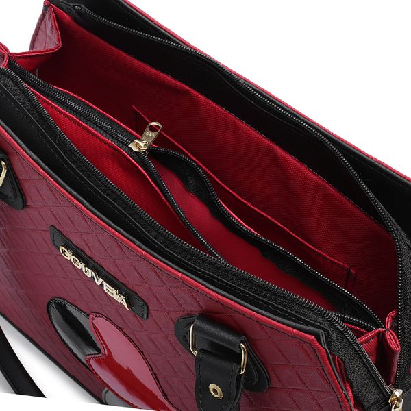 Bolsa Feminina Estilo Pasta de Ombro Social Minnie Vermelha - Gouveia Costa 