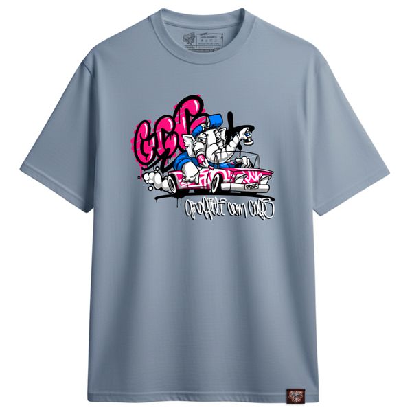 Camiseta FUGAZ - Cinza - Graffiti com Café