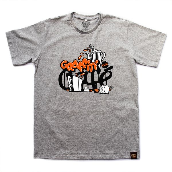 Camiseta Bubble - Cinza Mescla